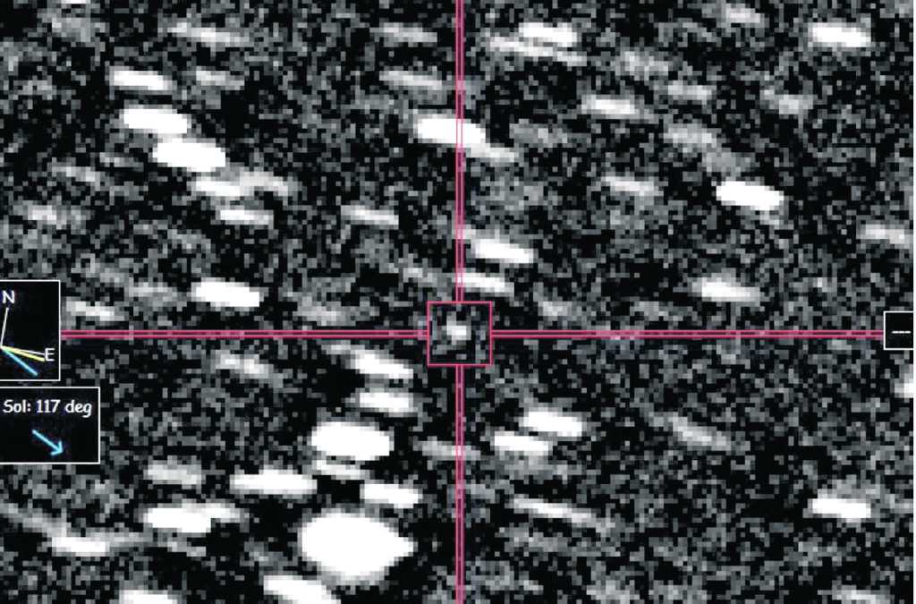 Este visitante estelar, designado 3I/Atlas por el Centro de Planetas Menores de la Unión Astronómica Internacional, es probablemente el más grande detectado hasta ahora. Ha sido clasificado como un cometa.. (Foto Prensa Libre: AFP)