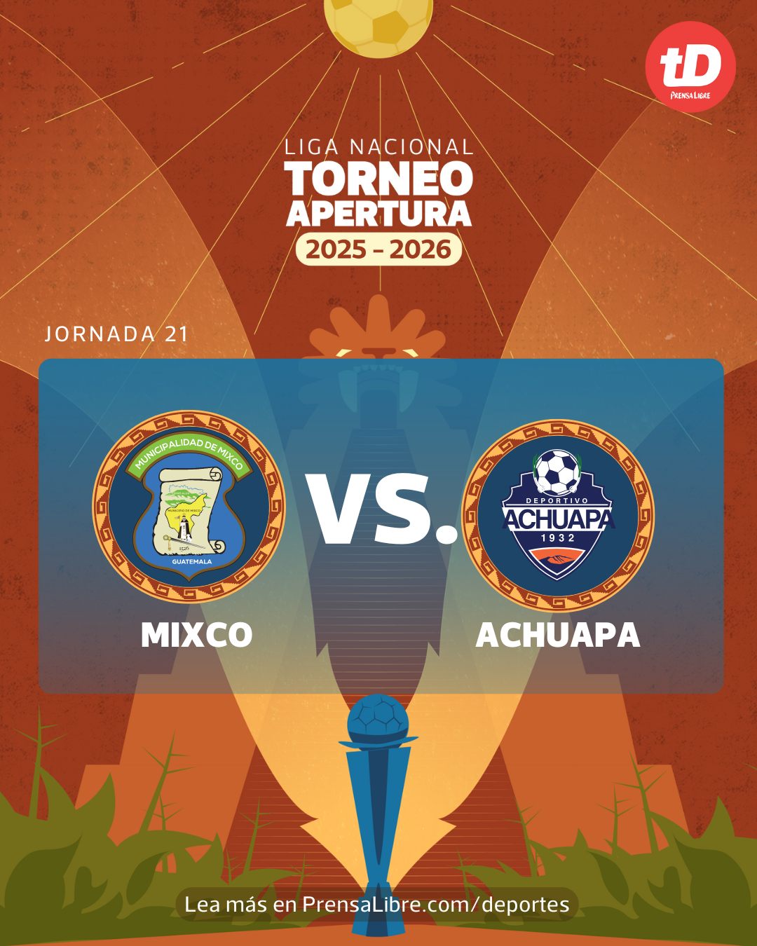 EN VIVO| Mixco vs. Achuapa por la jornada 21 del torneo Apertura 2025