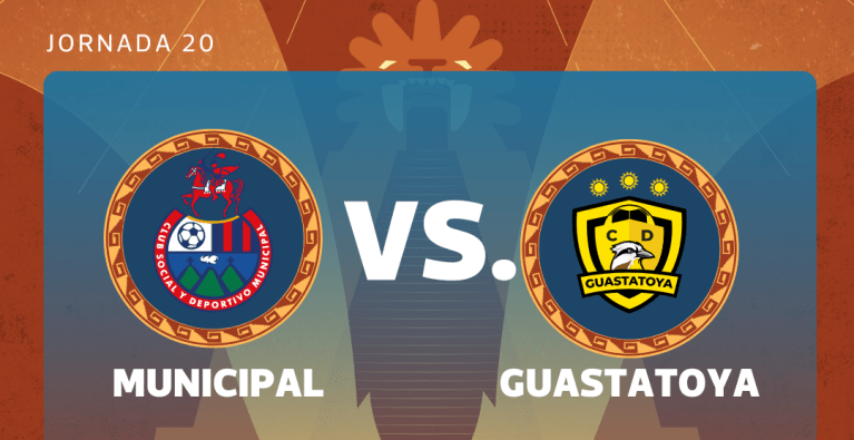 Municipal vs. Guastatoya: Sigue el en vivo del partido  reprogramado de la fecha 2