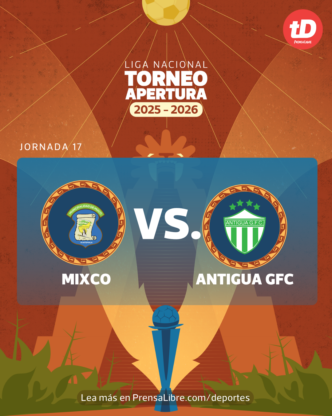 EN VIVO| Mixco vs. Antigua GFC por la jornada 17 del torneo Apertura 2025