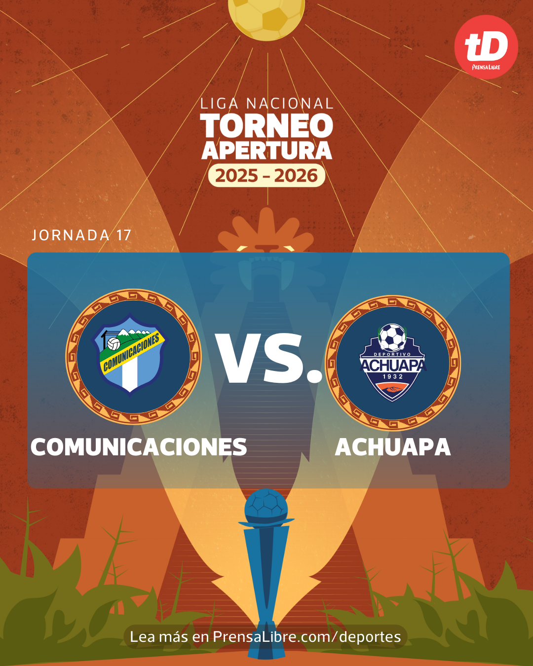 EN VIVO| Comunicaciones vs. Achuapa por la jornada 17 del torneo Apertura 2025