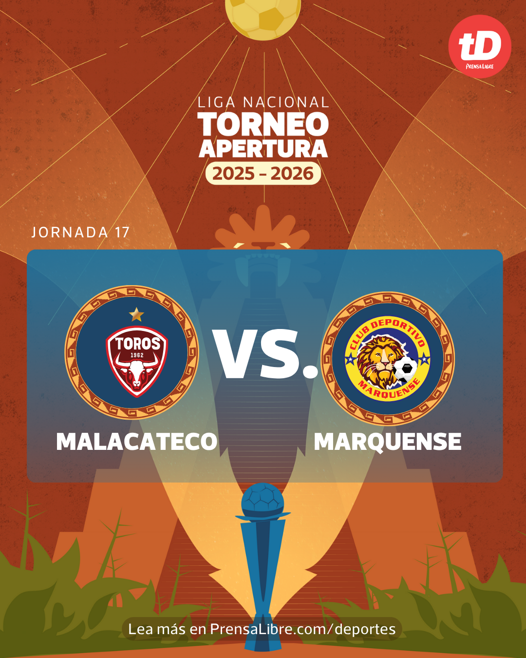 EN VIVO| Malacateco vs. Marquense por la jornada 17 del torneo Apertura 2025