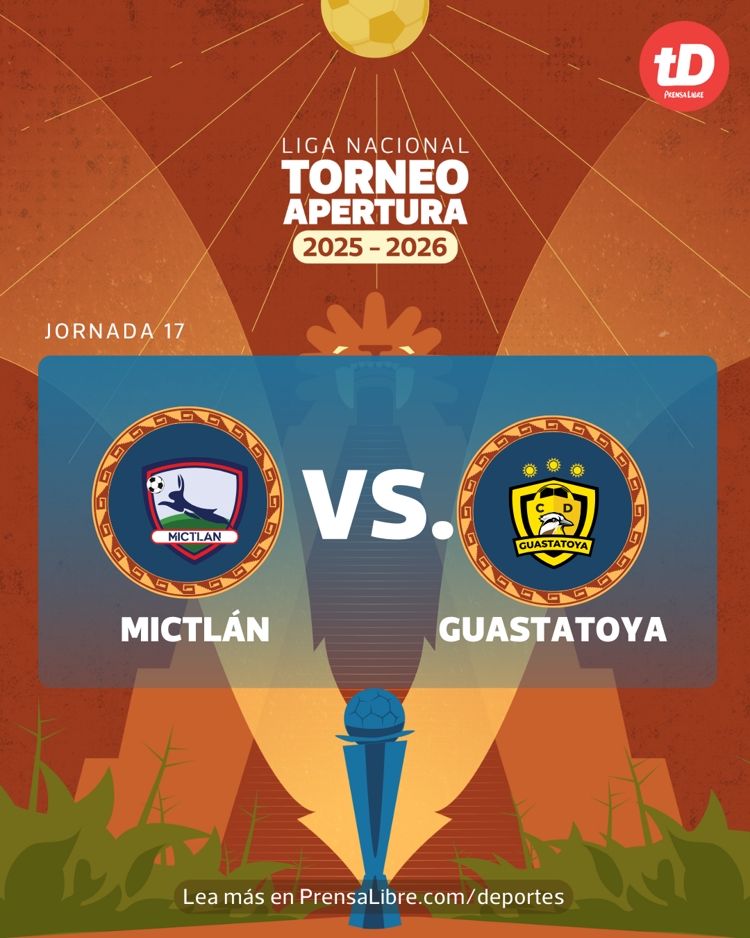 EN VIVO| Mictlán vs. Guastatoya por la jornada 17 del torneo Apertura 2025