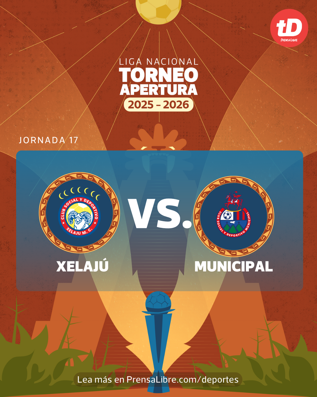 EN VIVO| Xelajú vs. Municipal chocan por la jornada 17 del torneo Apertura 2025