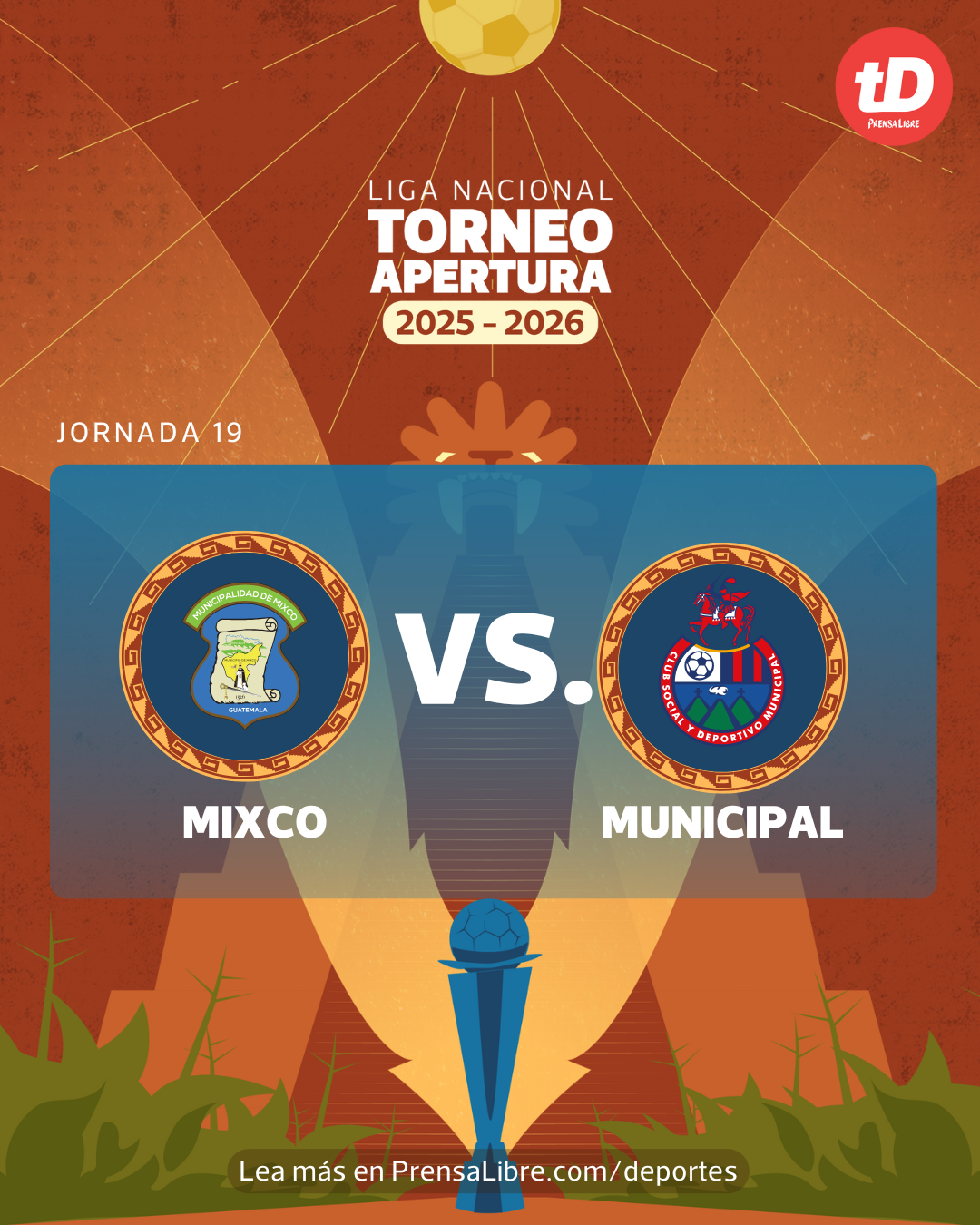 EN VIVO| Mixco vs. Municipal por la jornada 19 del torneo Apertura 2025
