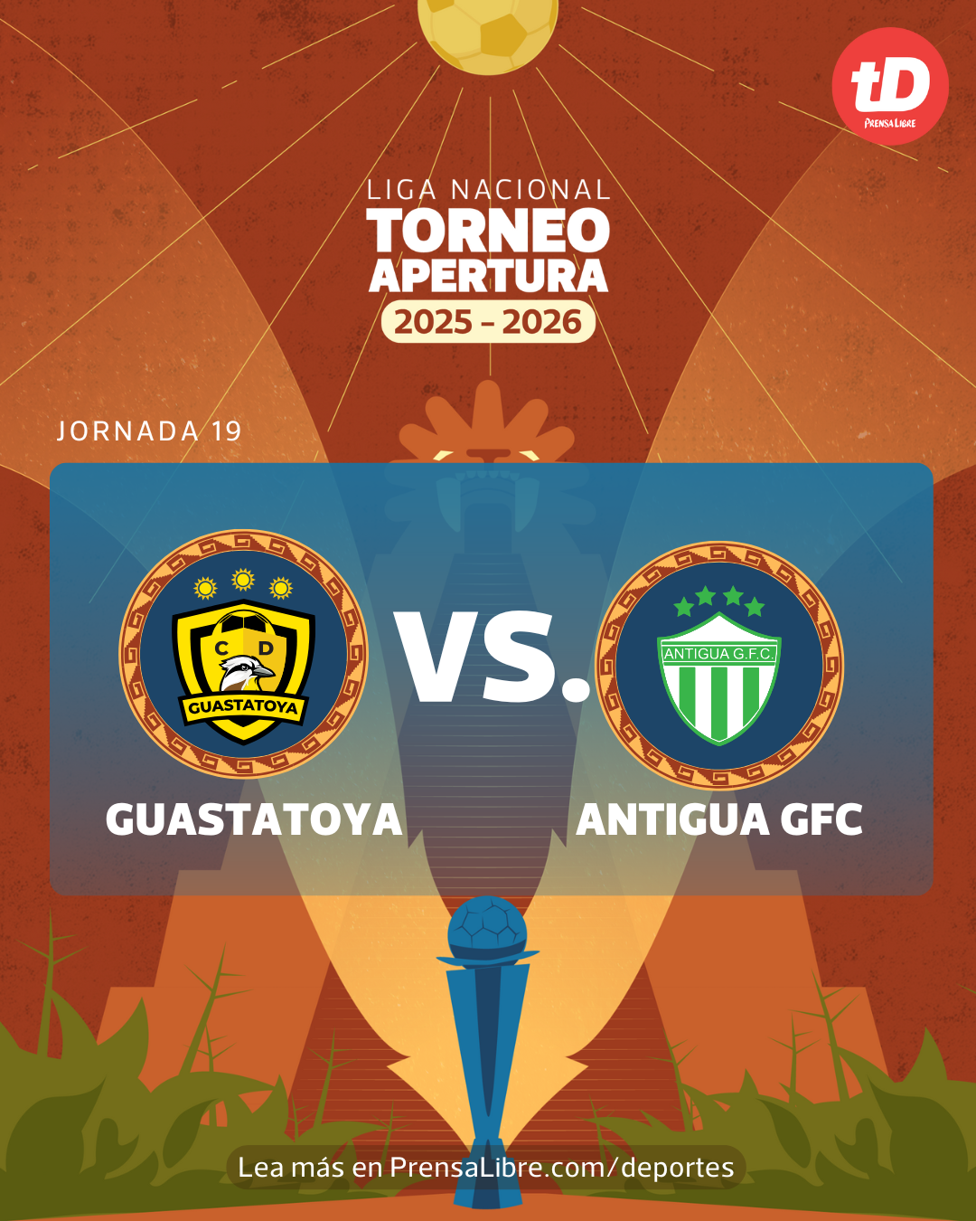 EN VIVO| Guastatoya vs. Antigua GFC por la jornada 19 del torneo Apertura 2025
