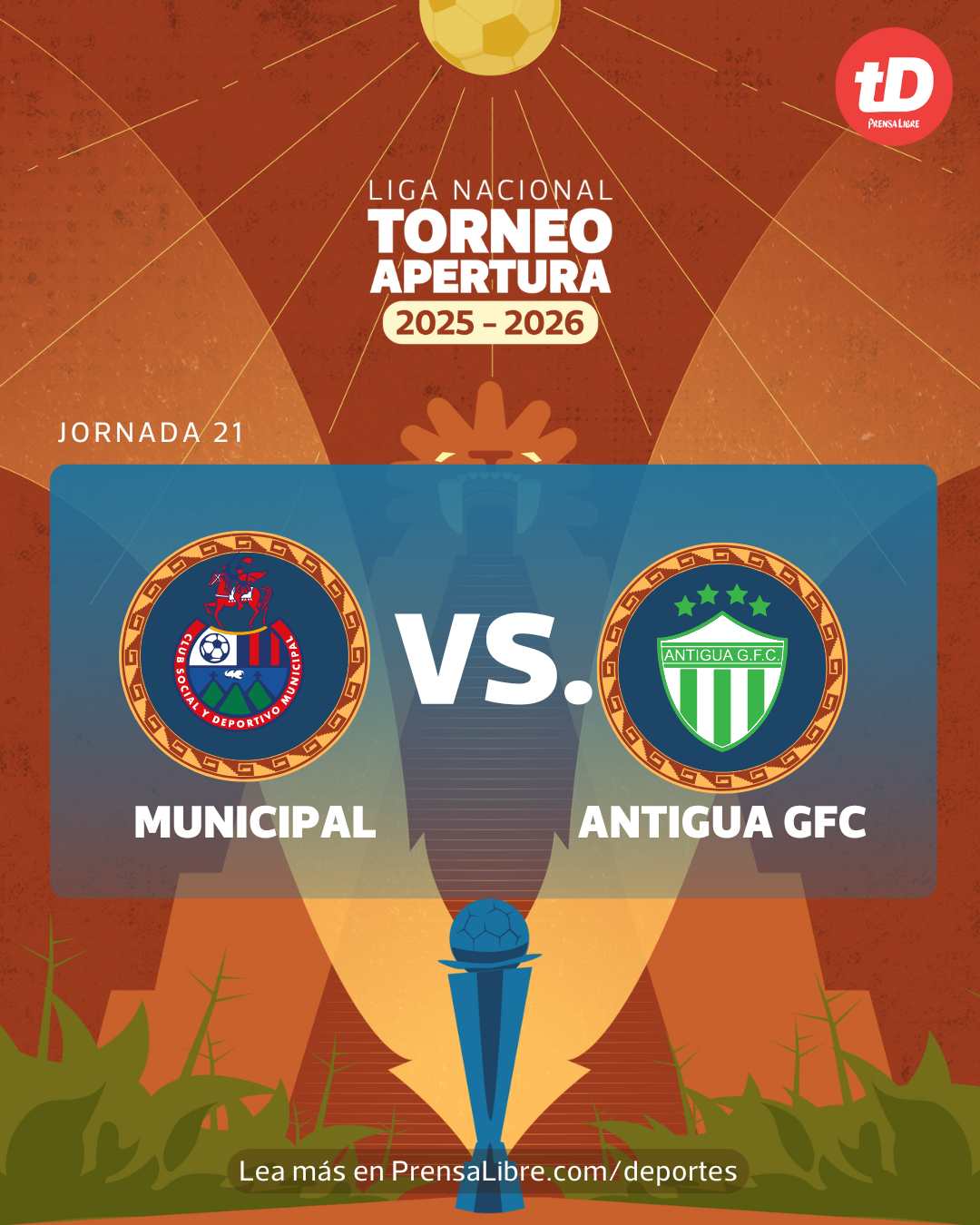 EN VIVO| Municipal vs. Antigua GFC por la jornada 21 del torneo ...