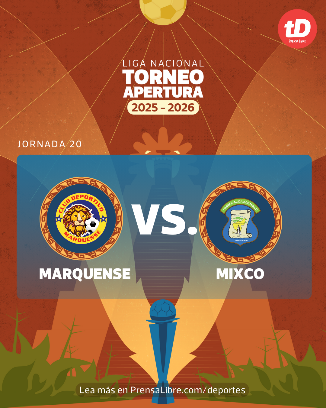 EN VIVO| Marquense vs. Mixco por la jornada 20 del torneo Apertura 2025