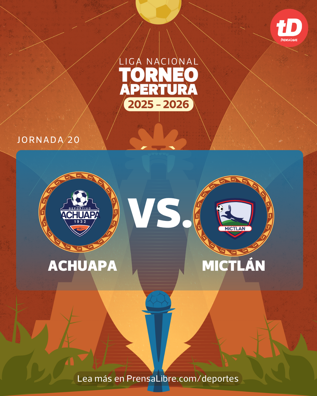 EN VIVO| Achuapa vs. Mictlán por la jornada 20 del torneo Apertura 2025
