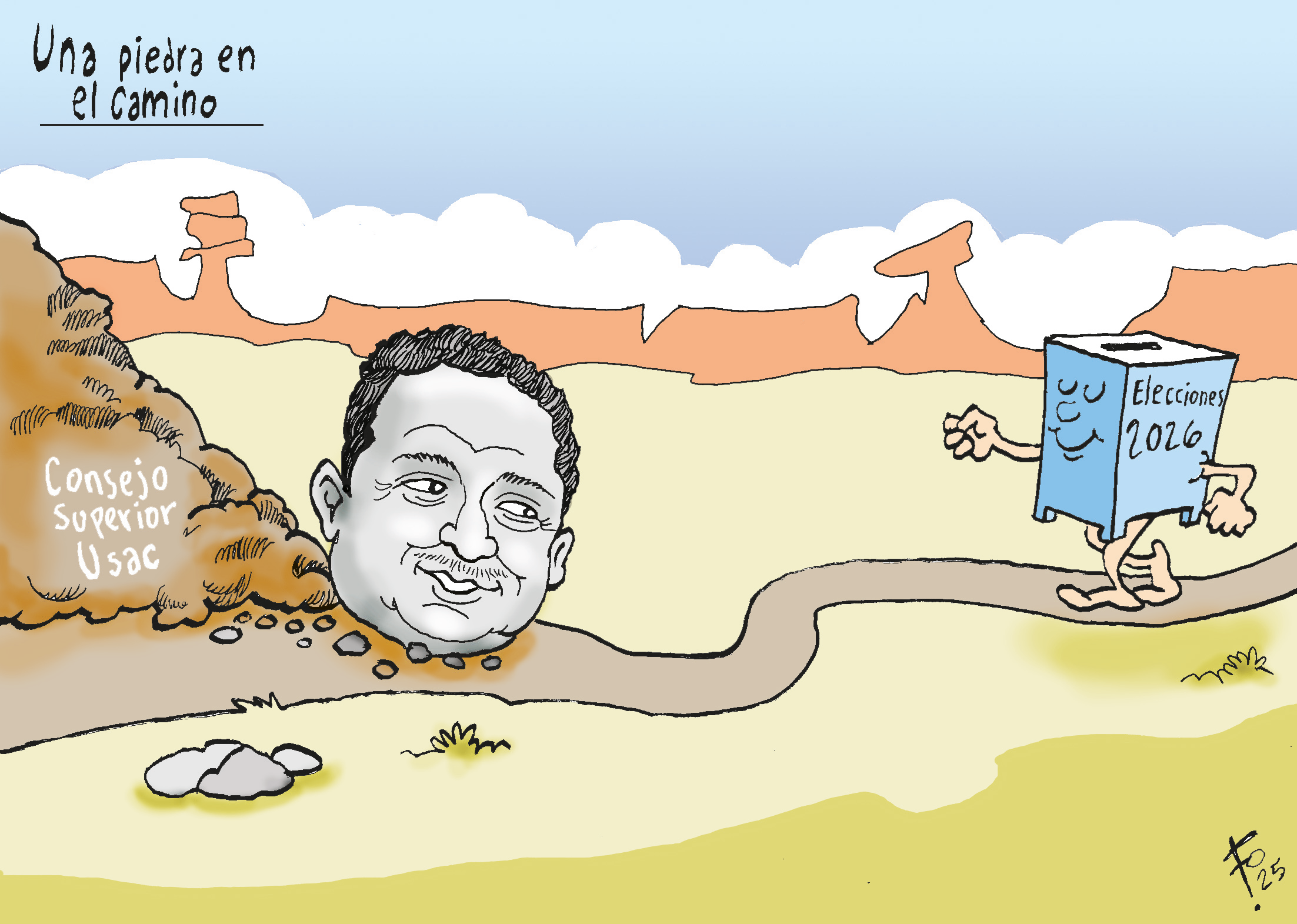 Una piedra en el camino