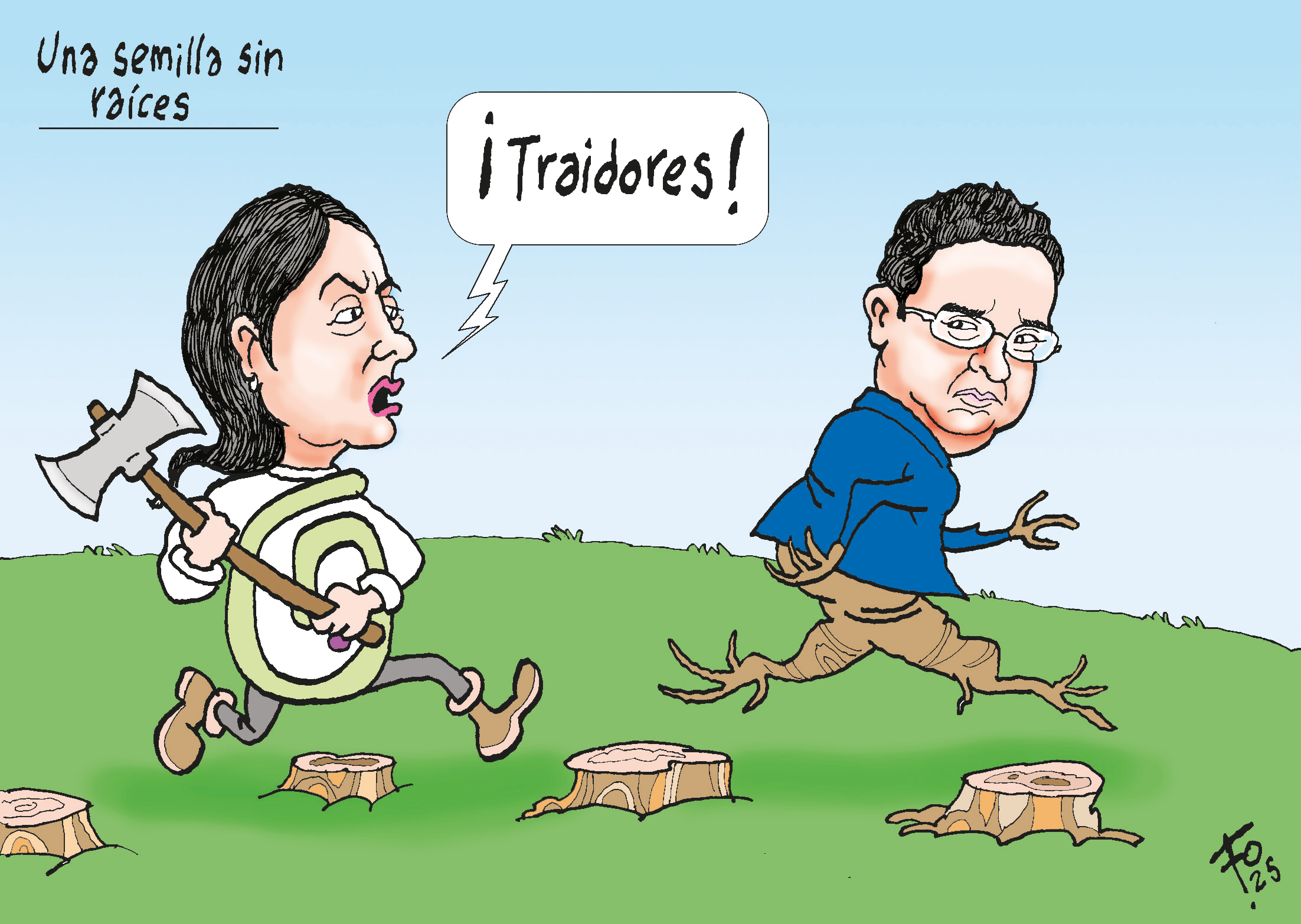 Una semilla sin raíces