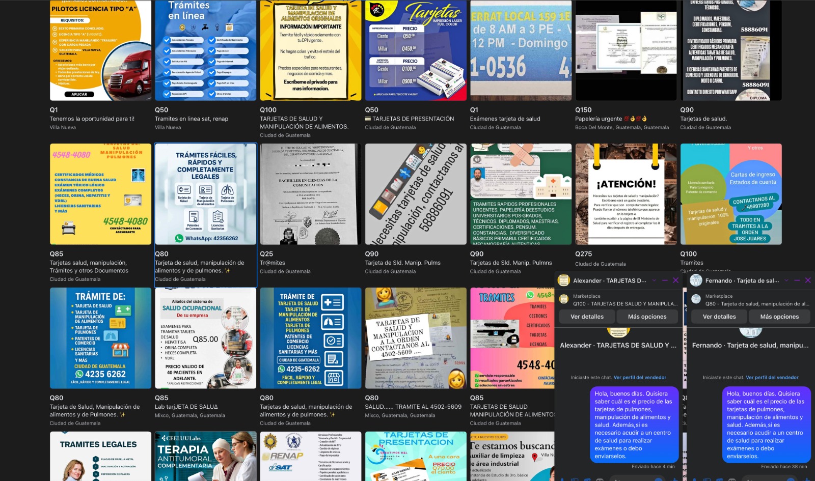 Cómo opera la red que vende tarjetas de salud falsas en Guatemala y qué riesgos representa para la población