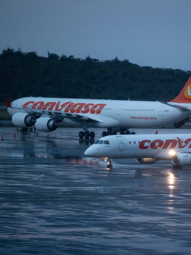 Aeropuerto y aviones en Venezuela
