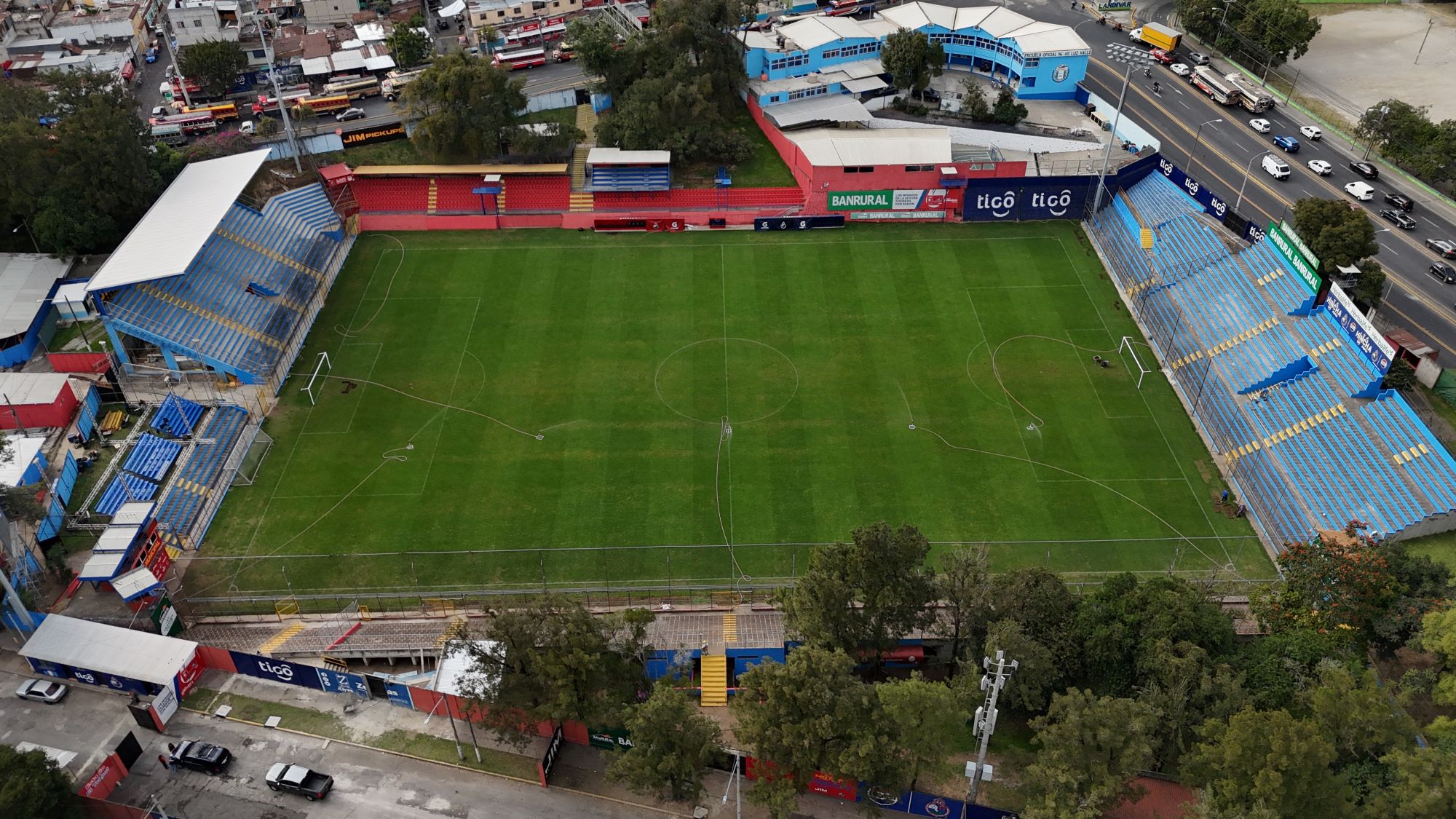 Estadio Manuel F. Carrera será sede del partido de Guatemala contra Panamá. (Foto Prensa Libre. Byron Baiza).