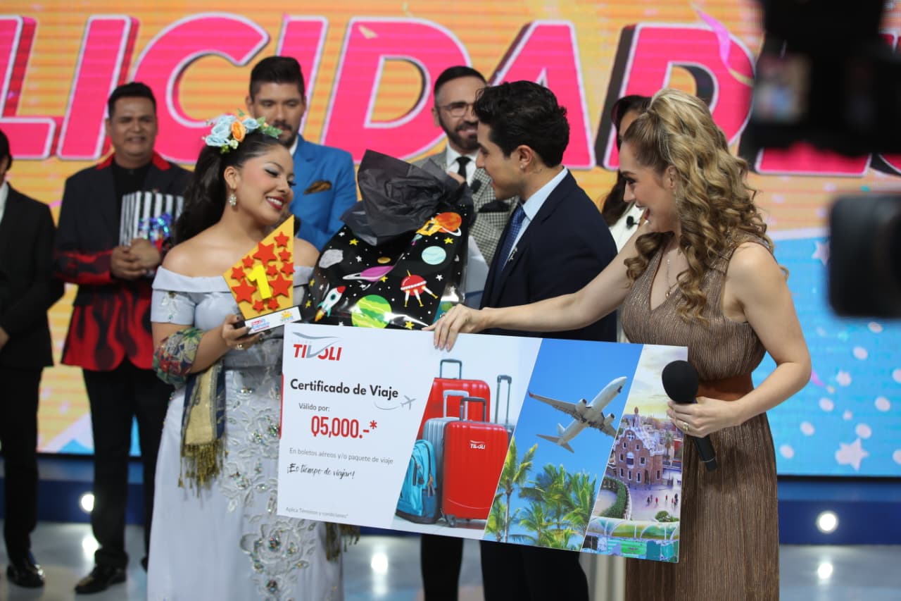 Daniela Gil, ganadora de la primera temporada de “Viva el Talento”, en Guatevisión