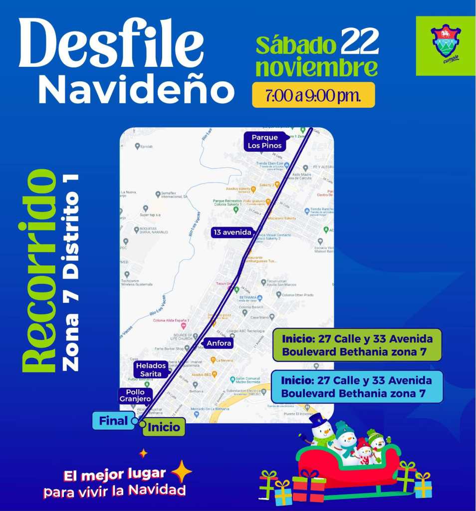 Desfile Navideño del 22 de noviembre