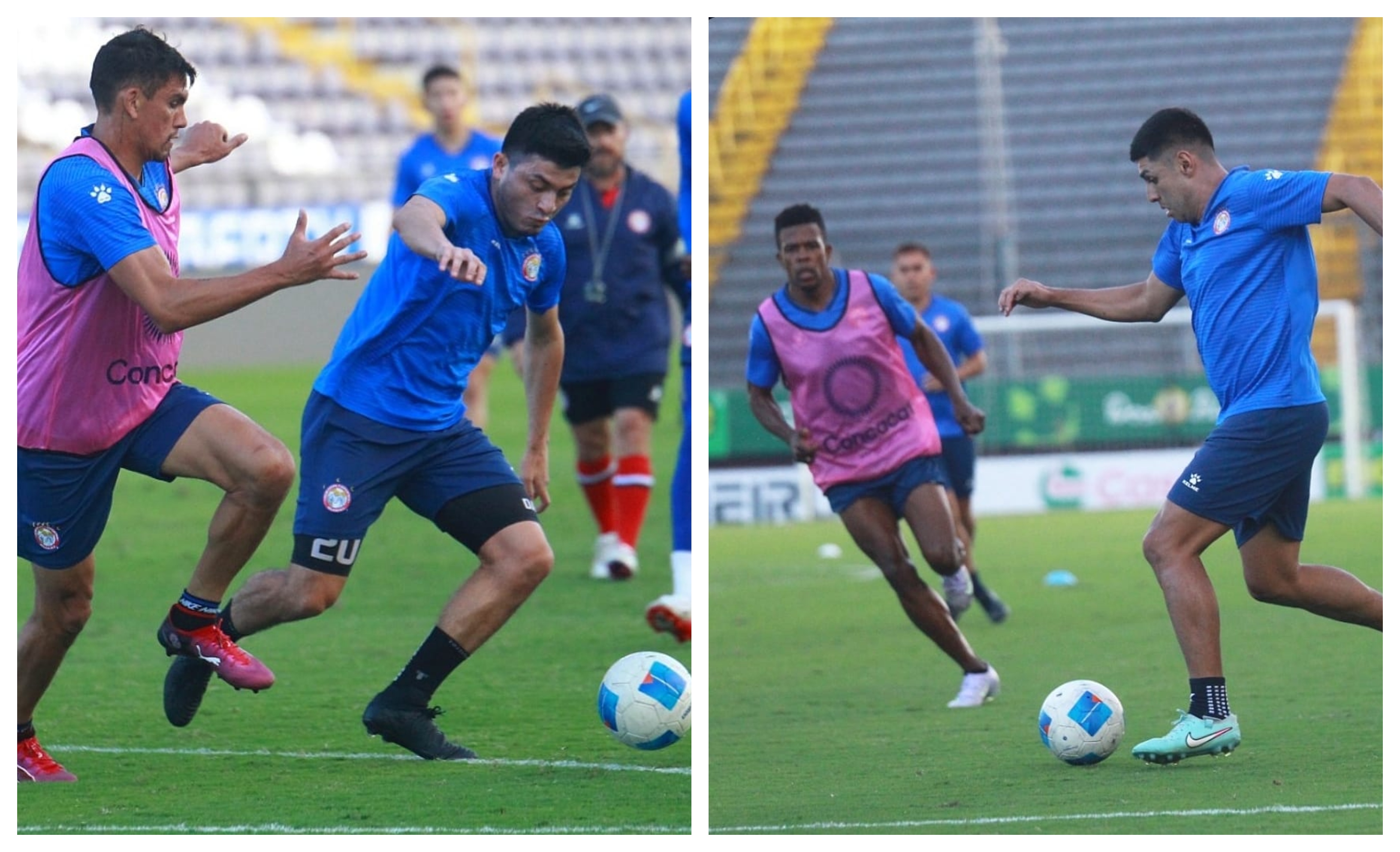 Xelajú MC se entrena en el estadio Ricardo Saprissa en Costa Rica previo a la final de ida