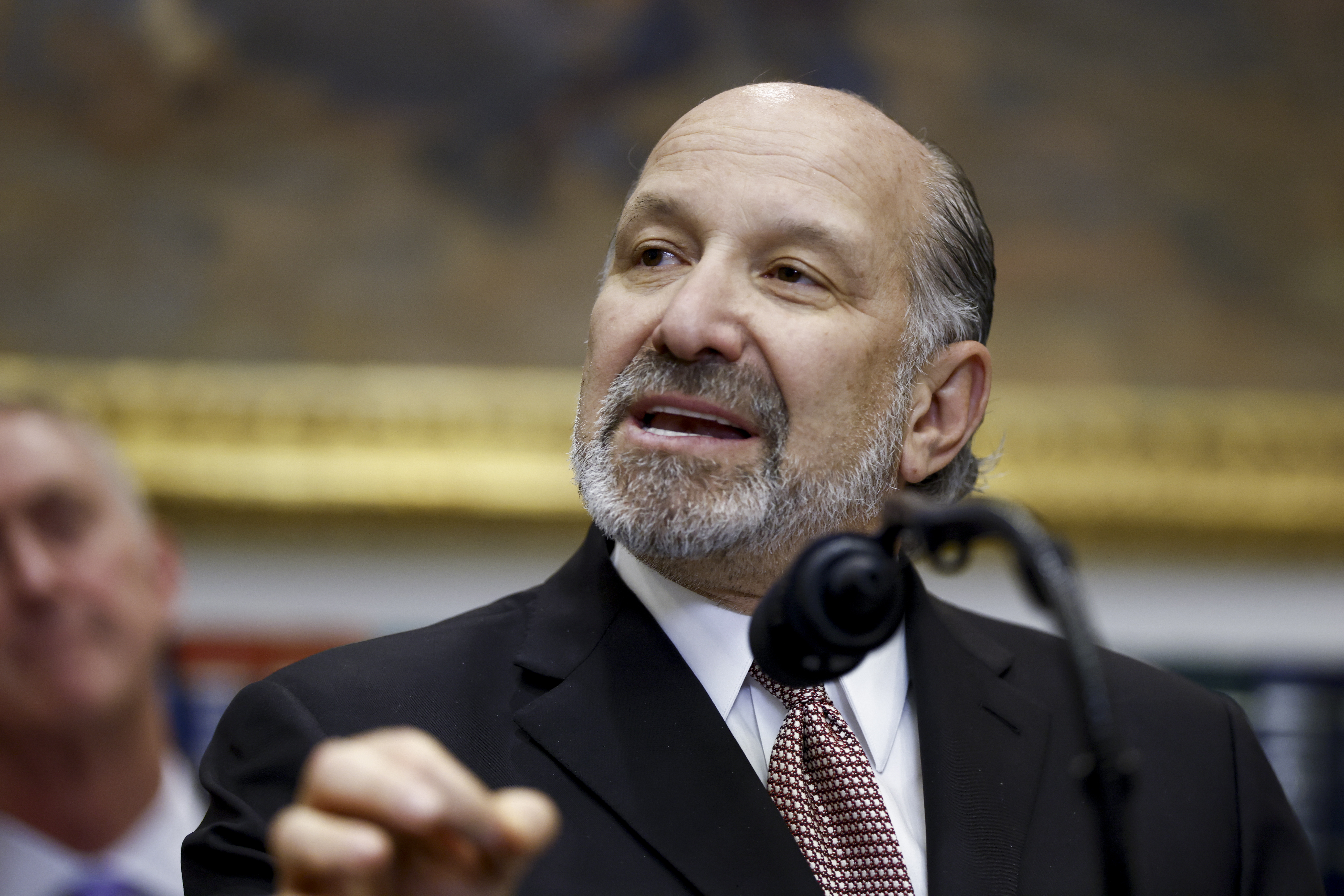 El secretario de Comercio de Estados Unidos, Howard Lutnick. (Foto Prensa Libre: EFE/EPA/WILL OLIVER / POOL). 