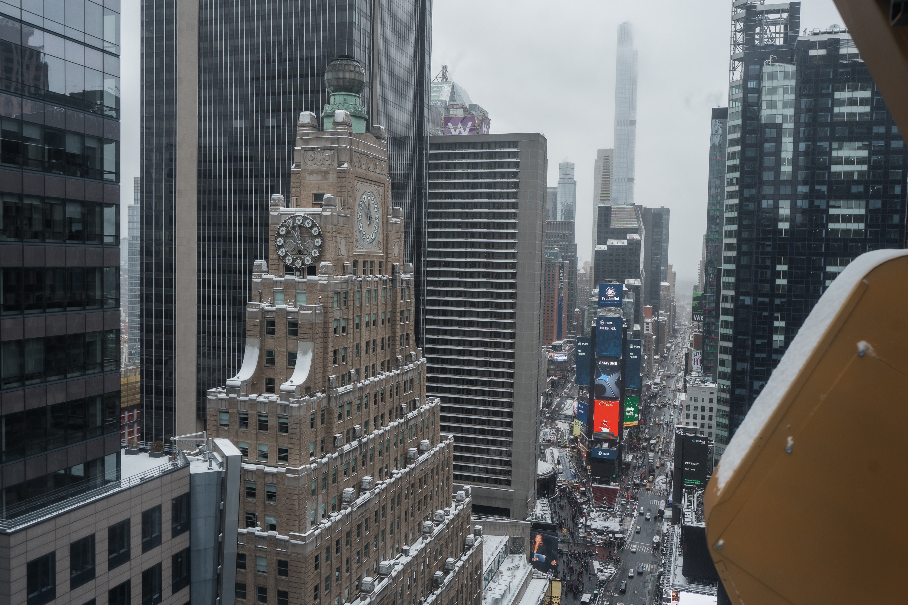 New Crystals installed on Times Square New Years Eve Ball