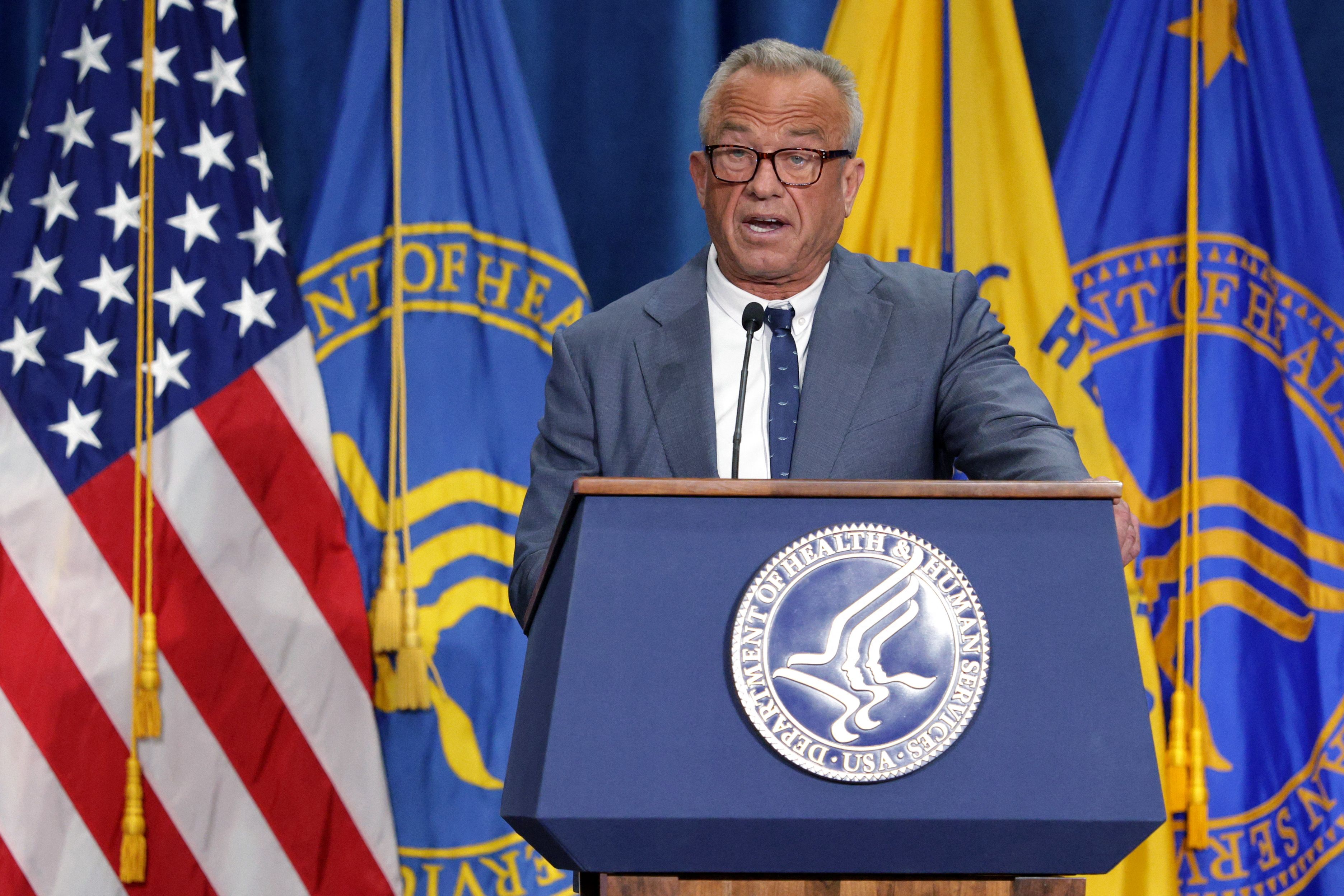 El secretario del Departamento de Salud de Estados Unidos, Robert F. Kennedy Jr. (Foto Prensa Libre: Alex Wong/Getty Images/AFP). 