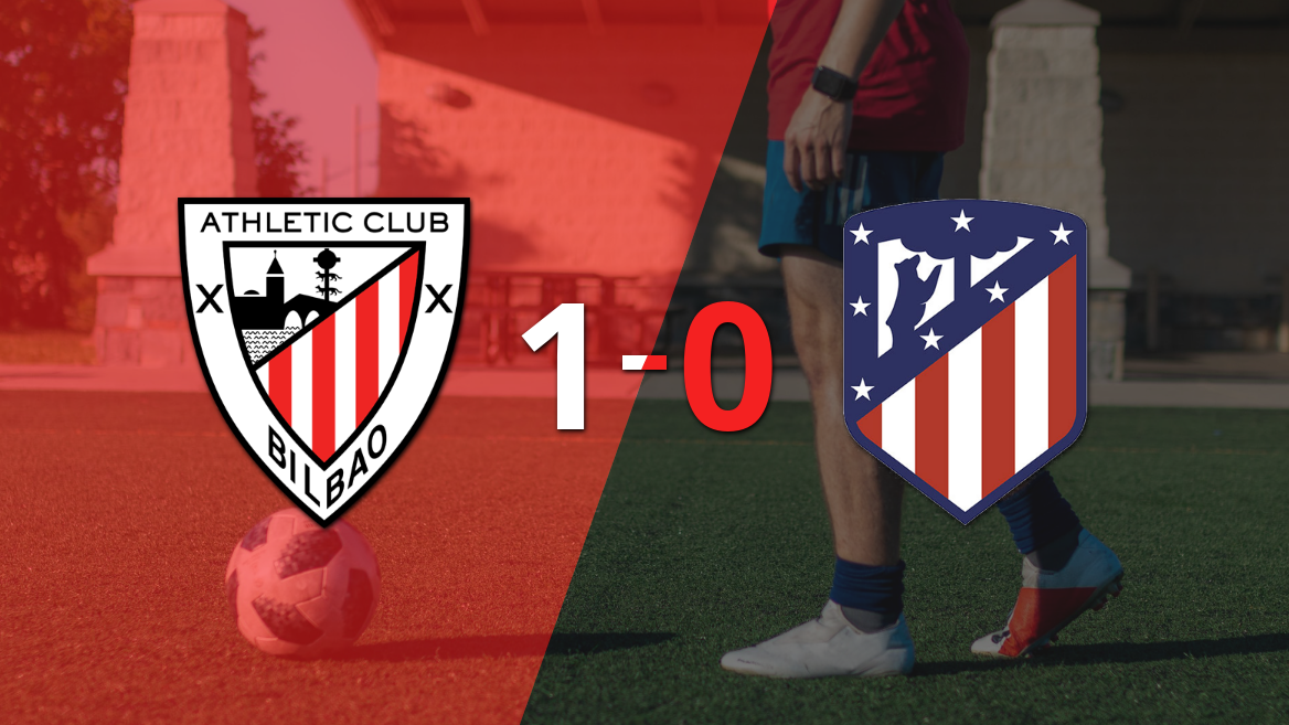 A Athletic Bilbao le alcanzó con un gol para derrotar a Atlético de Madrid en el estadio la Catedral