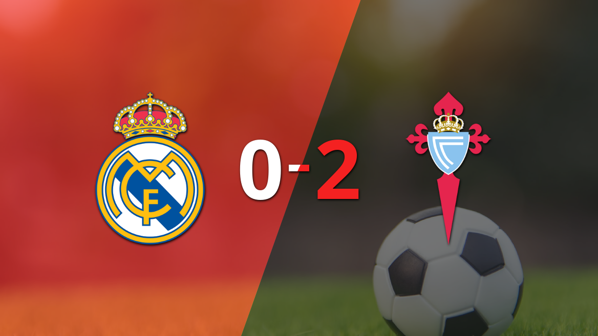Doblete de Williot Swedberg guió el triunfo 2-0 de Celta sobre Real Madrid