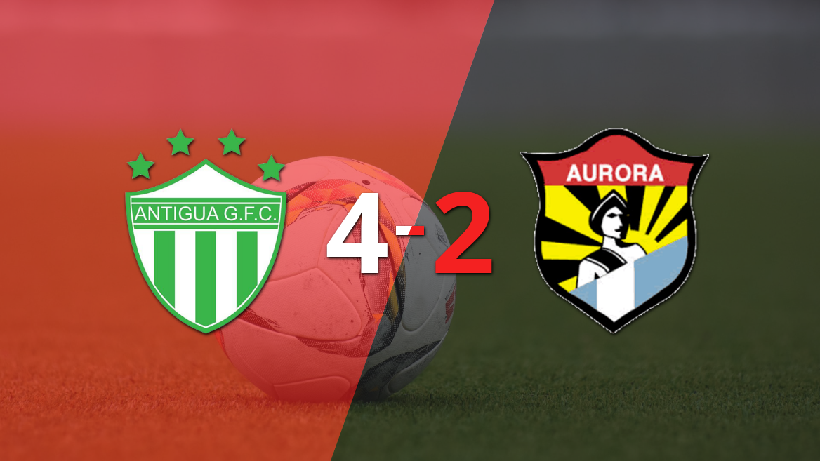Antigua GFC eliminó a Aurora FC y es finalista