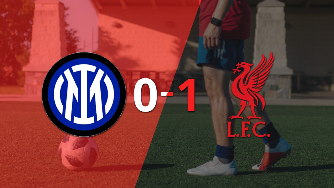 Agónico gol le da triunfo 1-0 a Liverpool sobre Inter