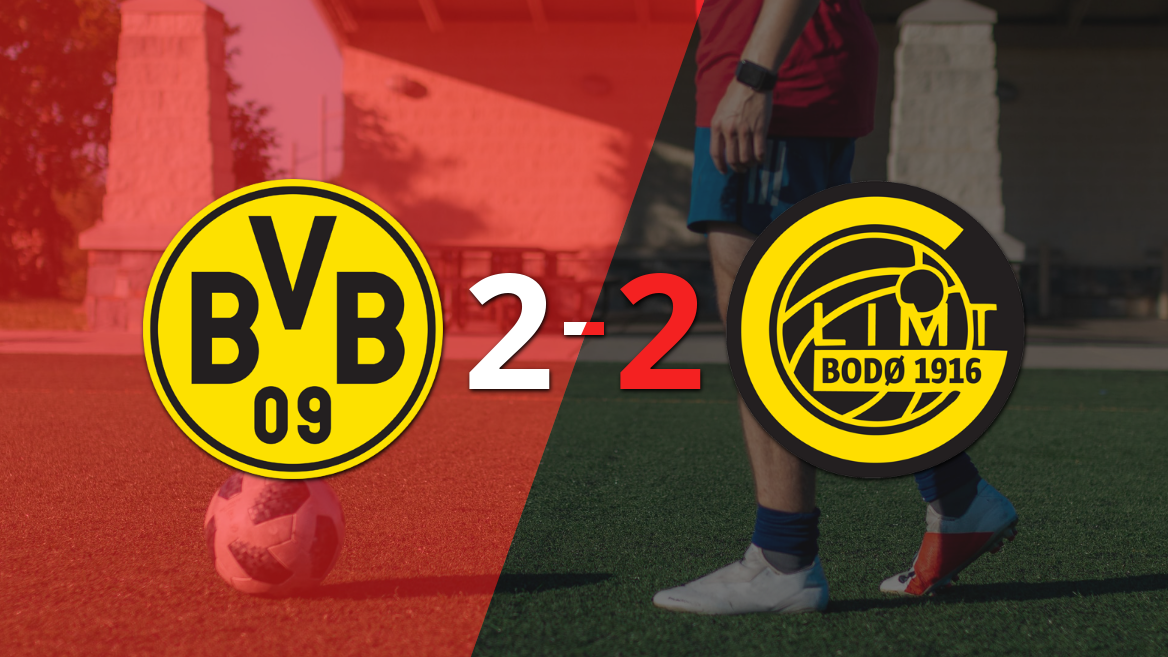 Borussia Dortmund empató con FK Bodo/Glimt y Julian Brandt anotó dos goles