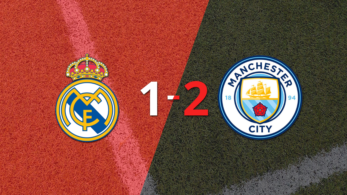 Manchester City logra remontada y gana 2-1 a Real Madrid