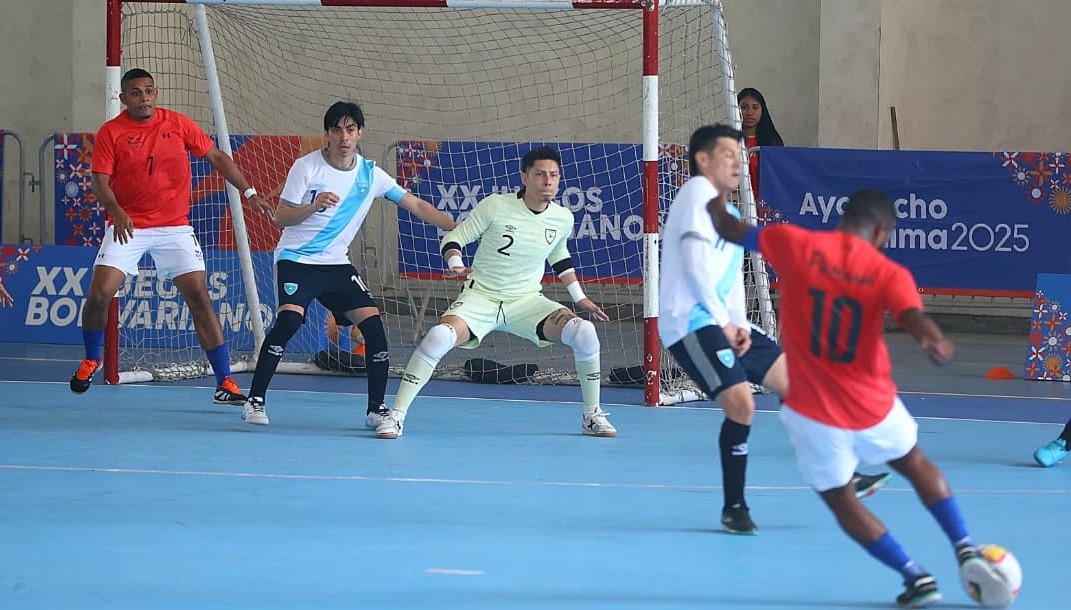 La Selección de Guatemala de Futsal cae frente a Panamá y se aleja de podio en Ayacucho