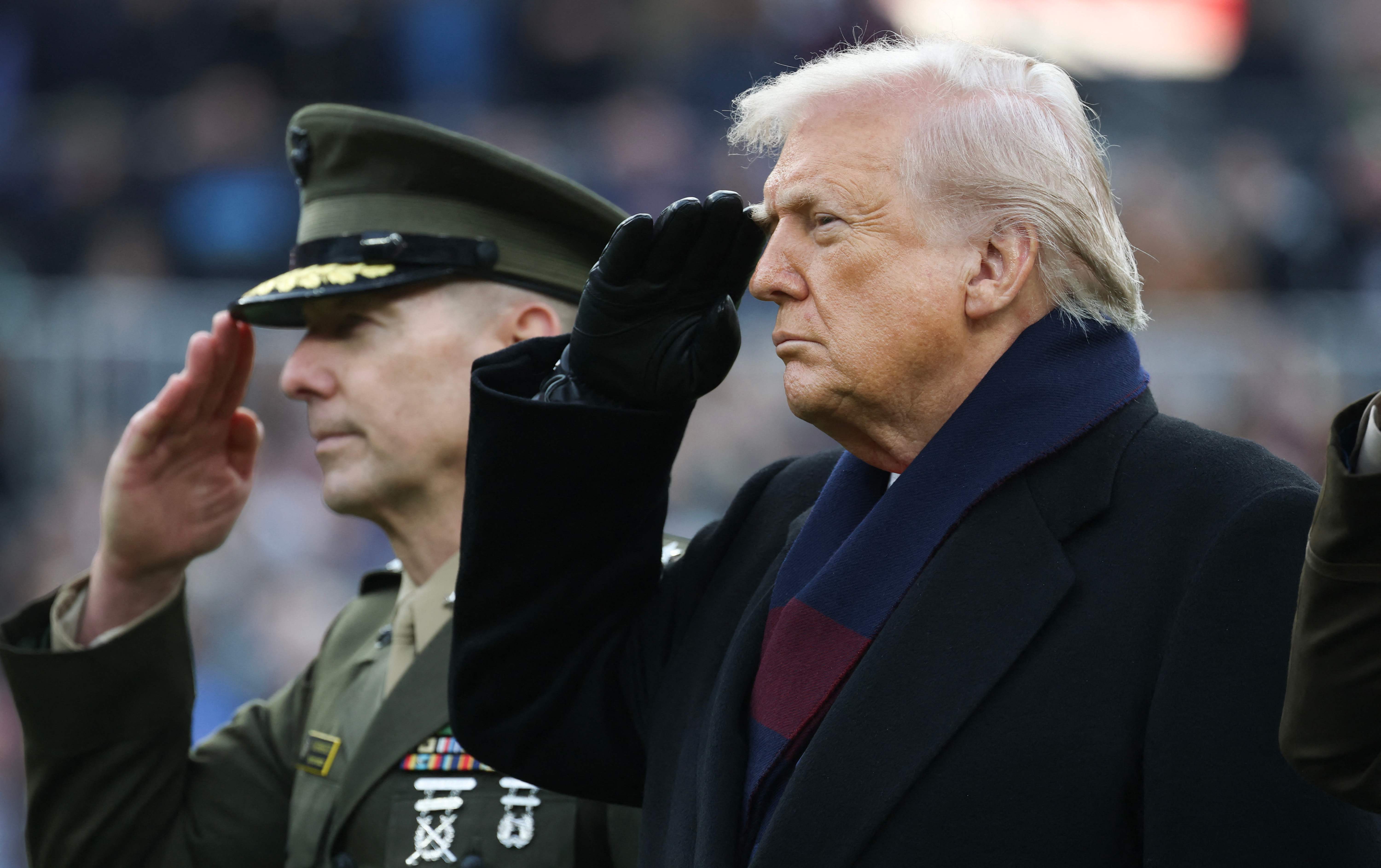 El presidente Donald Trump en Baltimore, Maryland.