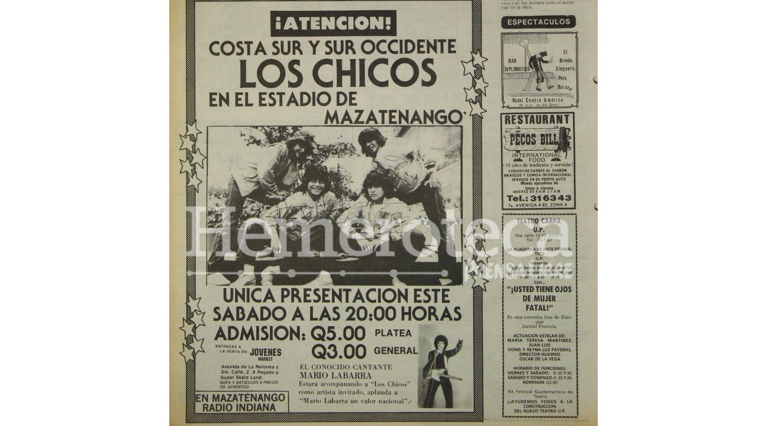 FALLECE TONY OCASIO LOS CHICOS'