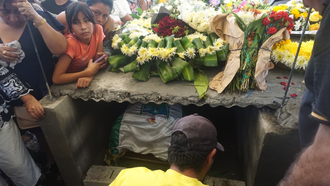 ENTIERRO ALCALDE DE MASAGUA ESCUINTLA NELSON MARROQUIN'