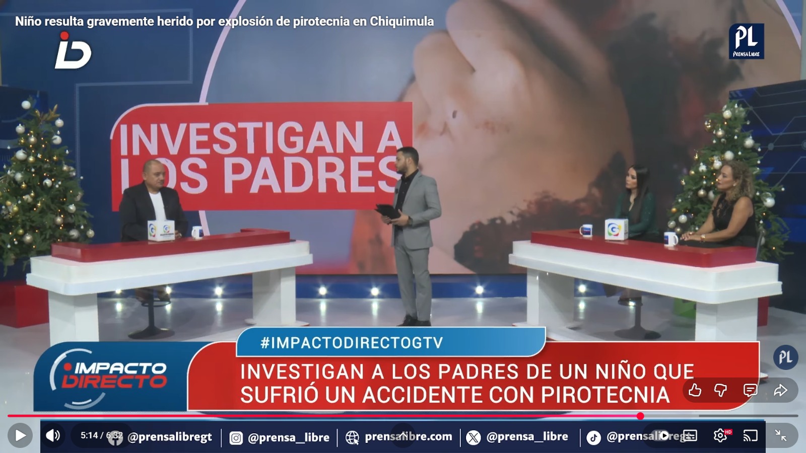 Niño pierde dedos tras explosión de mortero; autoridades investigan posible negligencia
