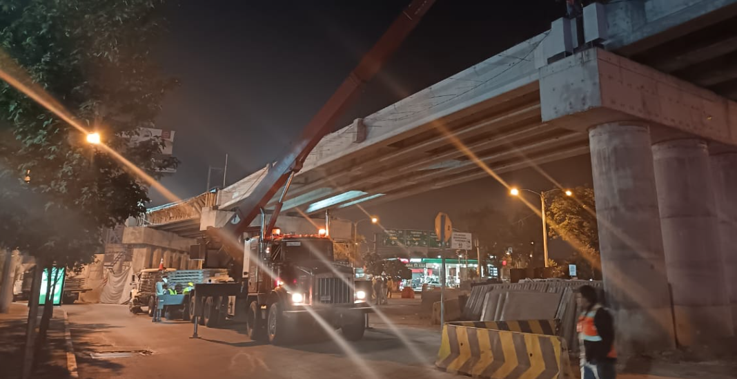 Cierres en la Roosevelt: anuncian trabajos nocturnos en paso a desnivel con dirección a occidente