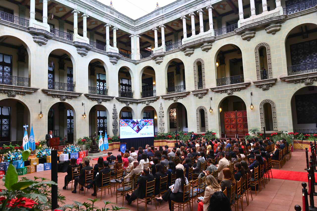 ONU proyecta cooperación de hasta US$1 mil millones para Guatemala entre 2026 y 2030