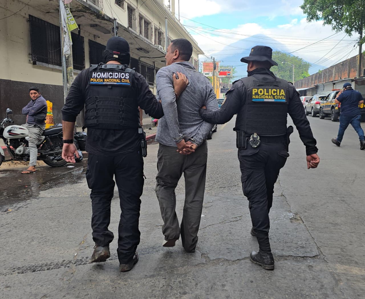 Presunto sicario Masagua