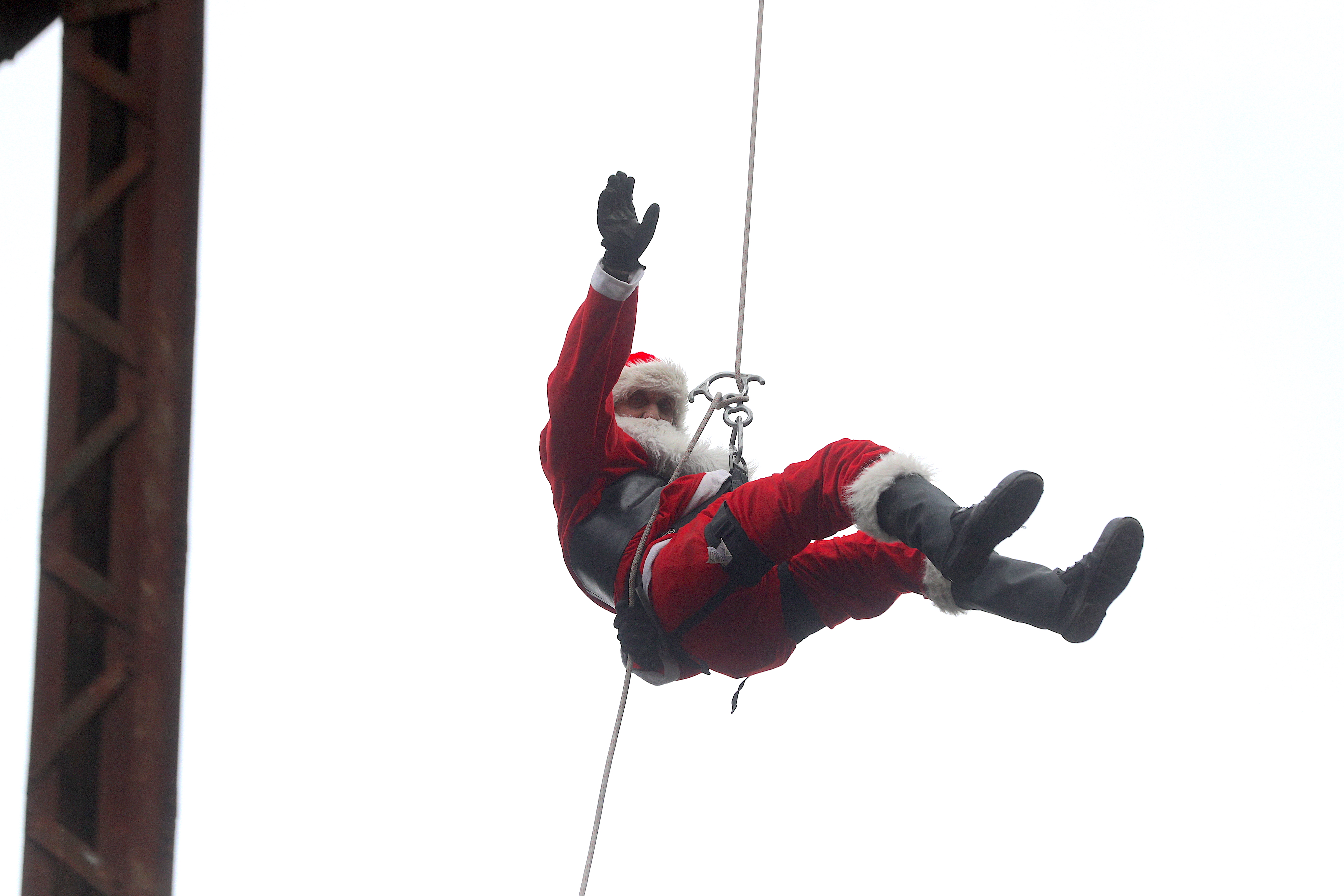 SANTA CLAUS MAYOR CHACON BOMBEROS VOLUNTARIOS'