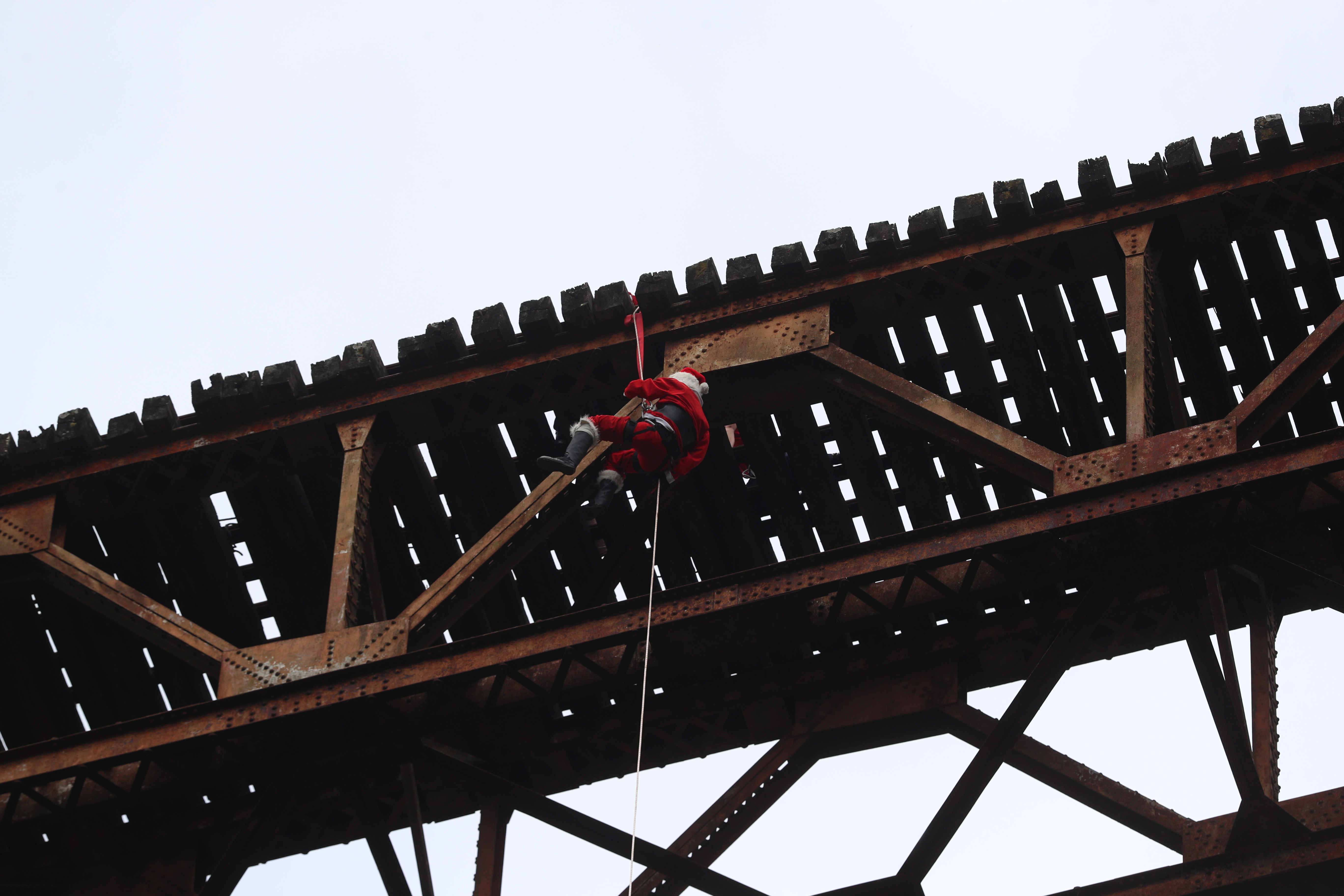 SANTA CLAUS MAYOR CHACON BOMBEROS VOLUNTARIOS'