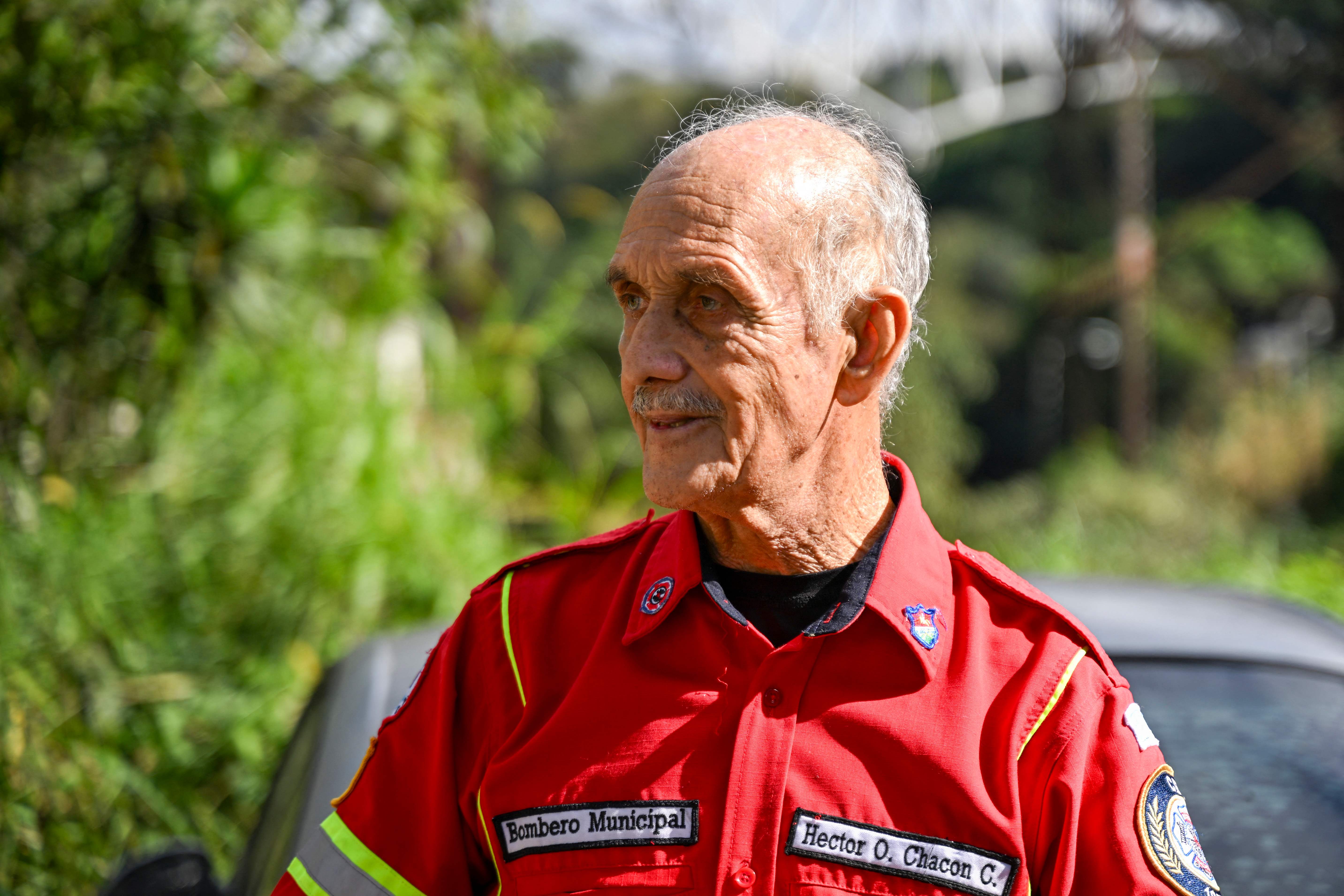 SANTA CLAUS MAYOR CHACON BOMBEROS VOLUNTARIOS'
