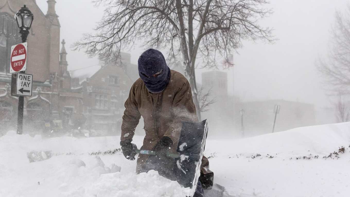 Tormenta invernal en Nueva York