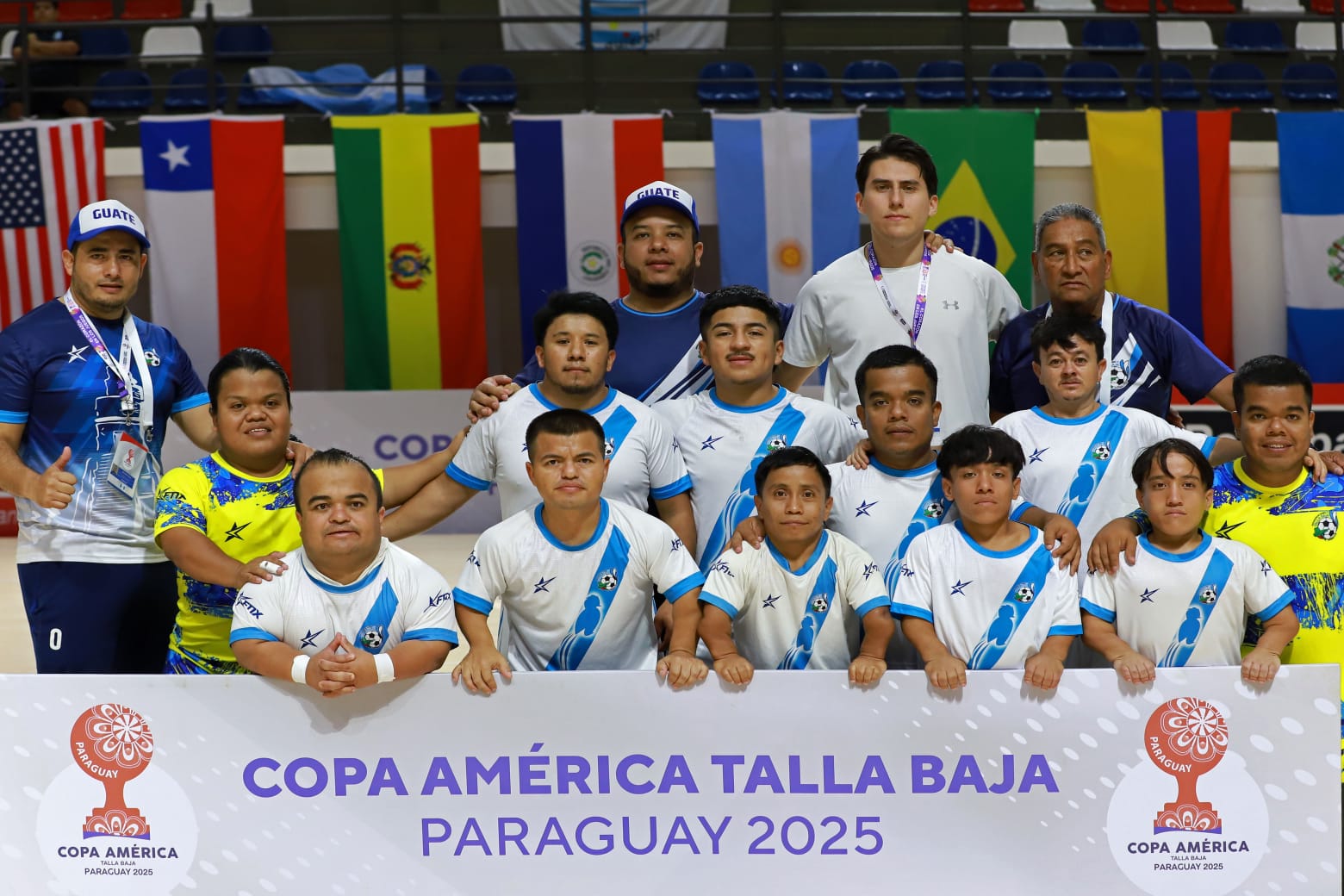 Selección de Guatemala clasifica al Mundial de talla baja tras destacada participación en Copa América