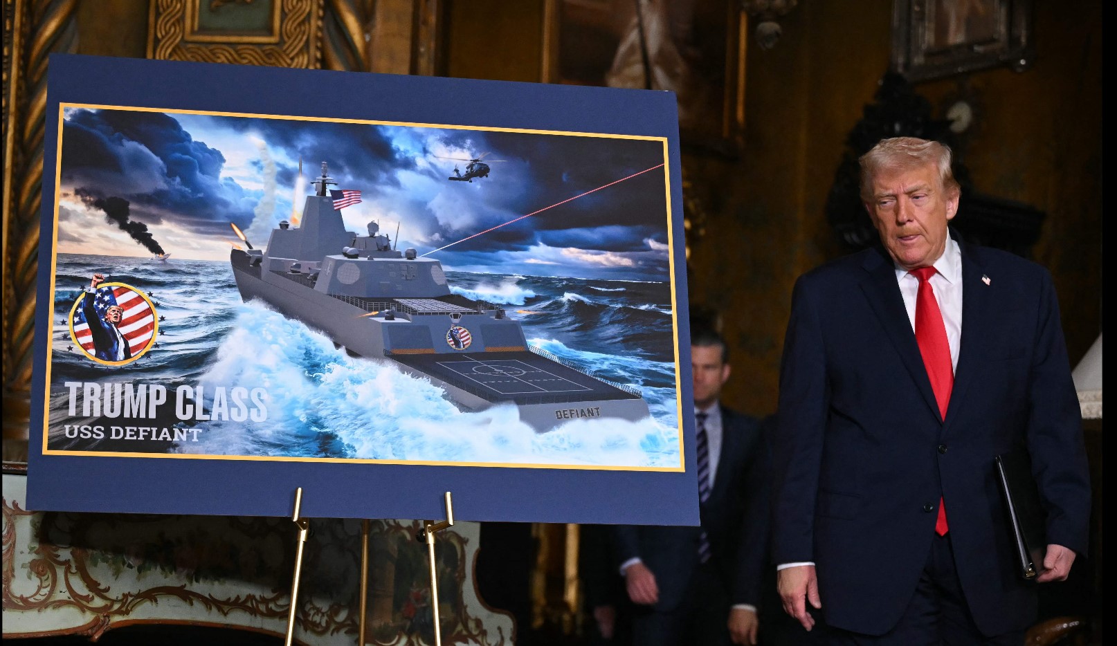 Trump ordena construir su propia flota de buques. (Foto Prensa Libre: AFP)