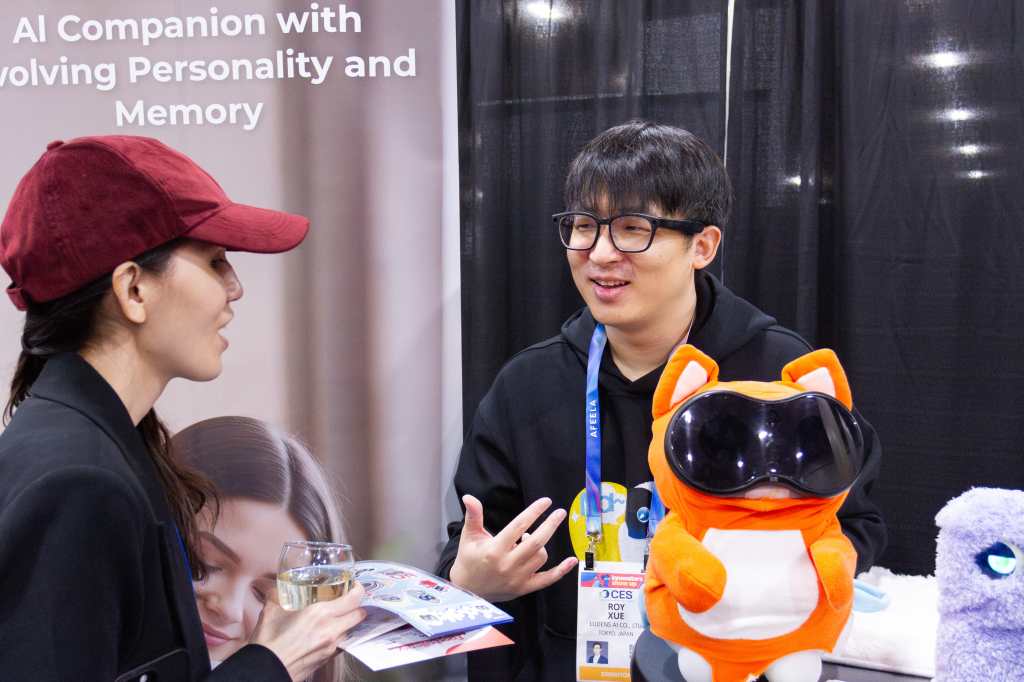 Cocomo es una de los robots con forma de mascota que destacó en la antesala de la CES. (Foto Prensa Libre: EFE)