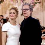 BEVERLY HILLS (United States), 11/01/2026.- US actors Kyra Sedgwick and Kevin Bacon arrive for the 83rd annual Golden Globe Awards ceremony at the Beverly Hilton Hotel in Beverly Hills, California, USA, 11 January 2026. The Golden Globe Awards recognize outstanding achievements in the global film and television industries. EFE/EPA/CHRIS TORRES