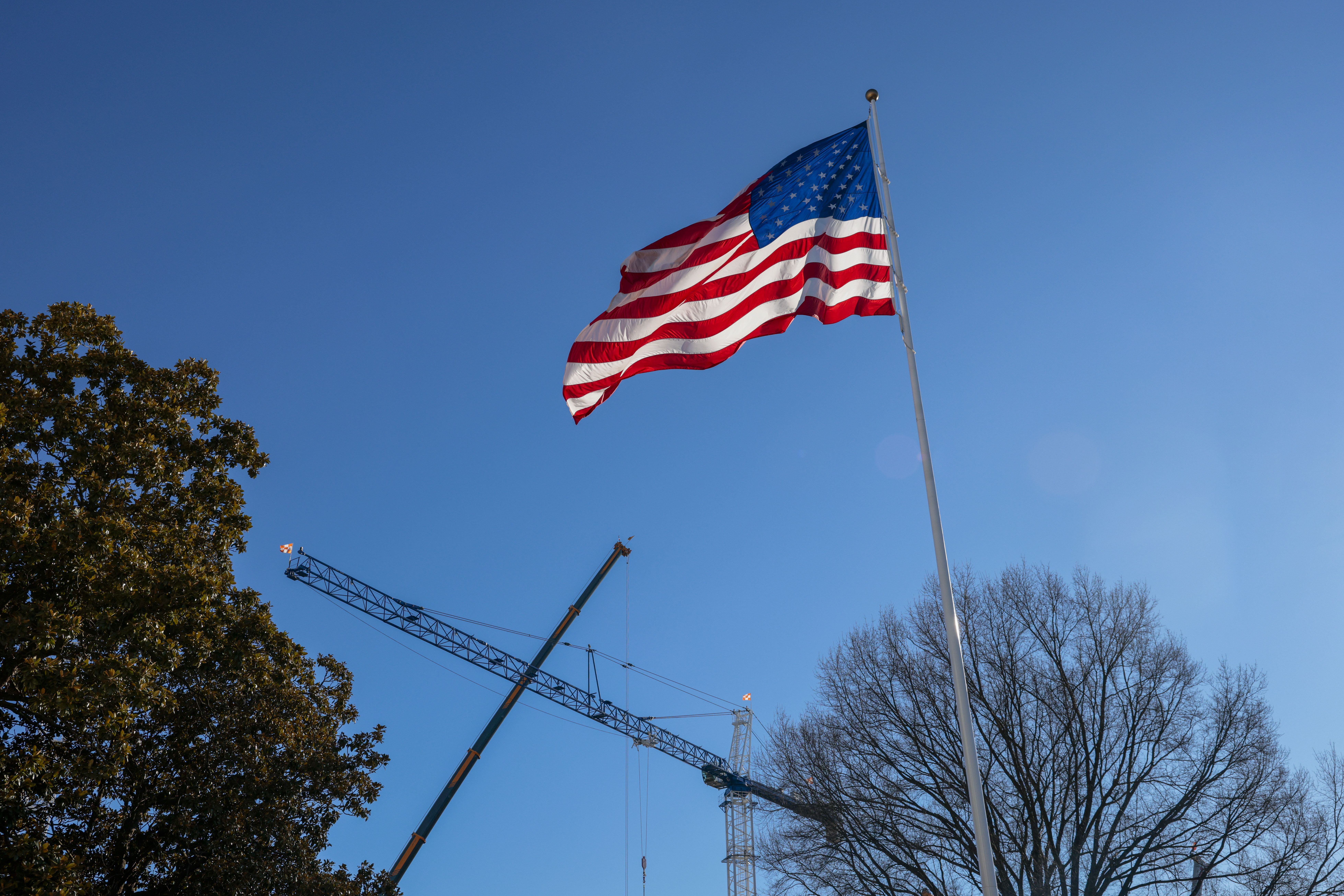 US President Trump departs the White House for Detroit, Michigan