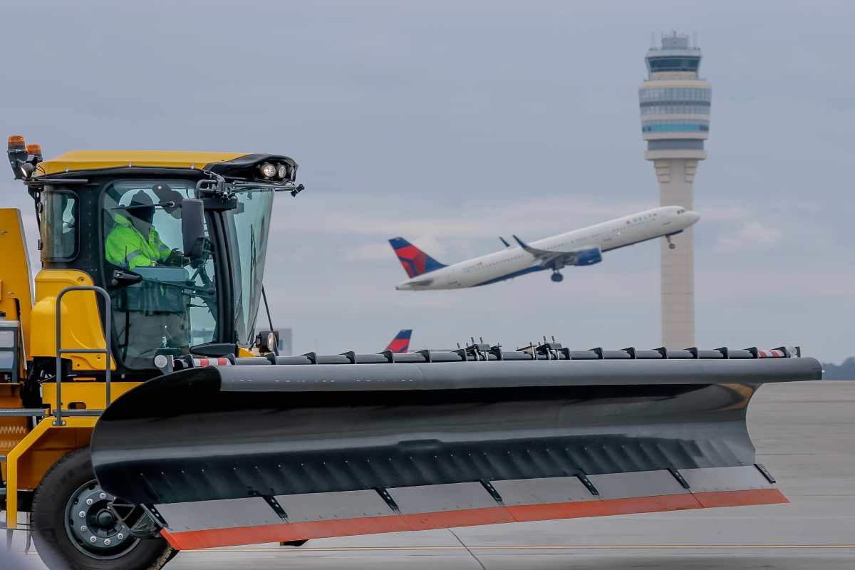 Avión en aeropuerto internacional de Atlanta Estados Unidos