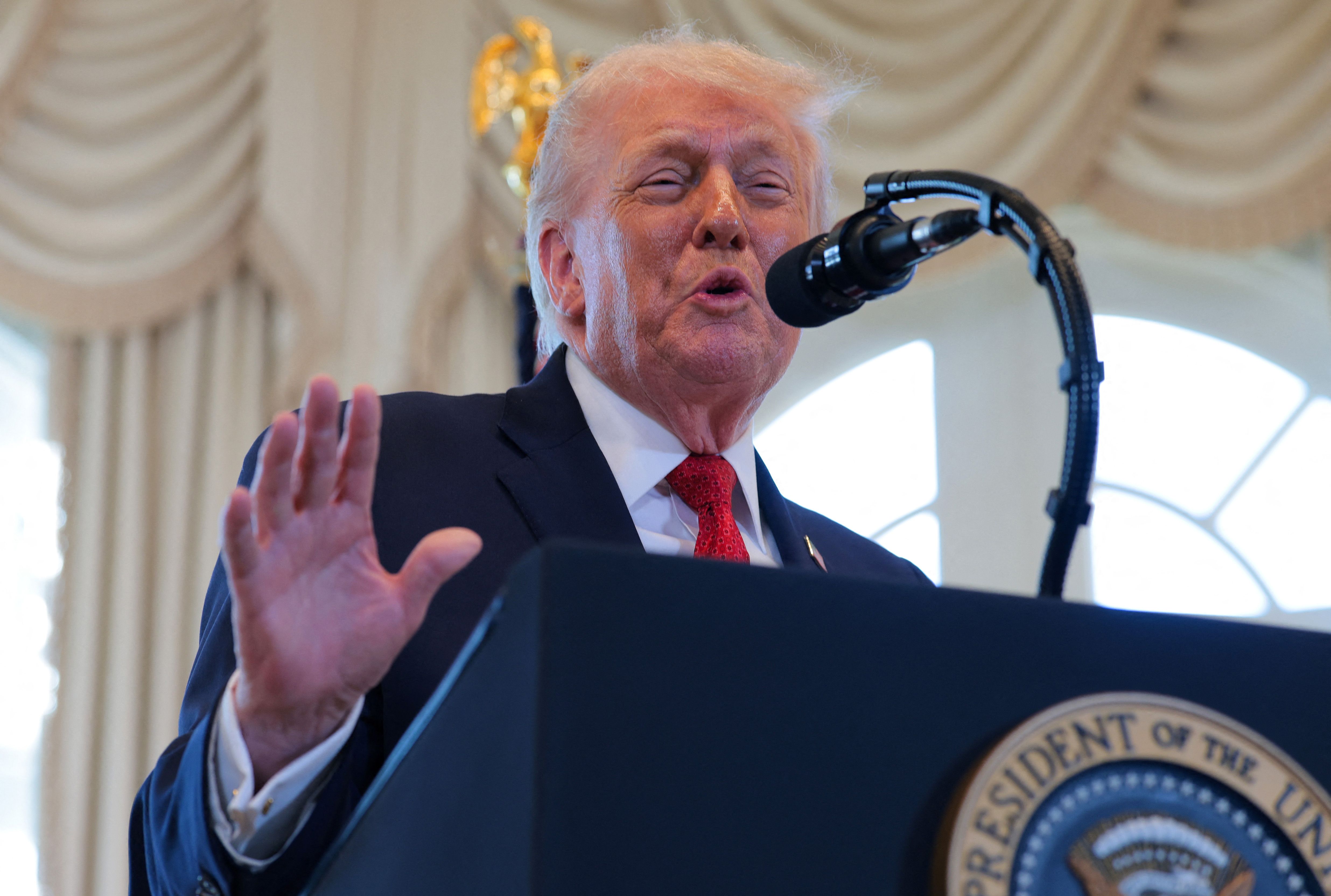 Trump invirtió en deuda corporativa de Netflix y Warner Bros. Discovery en diciembre.  (Foto Prensa LIbre: AFP)