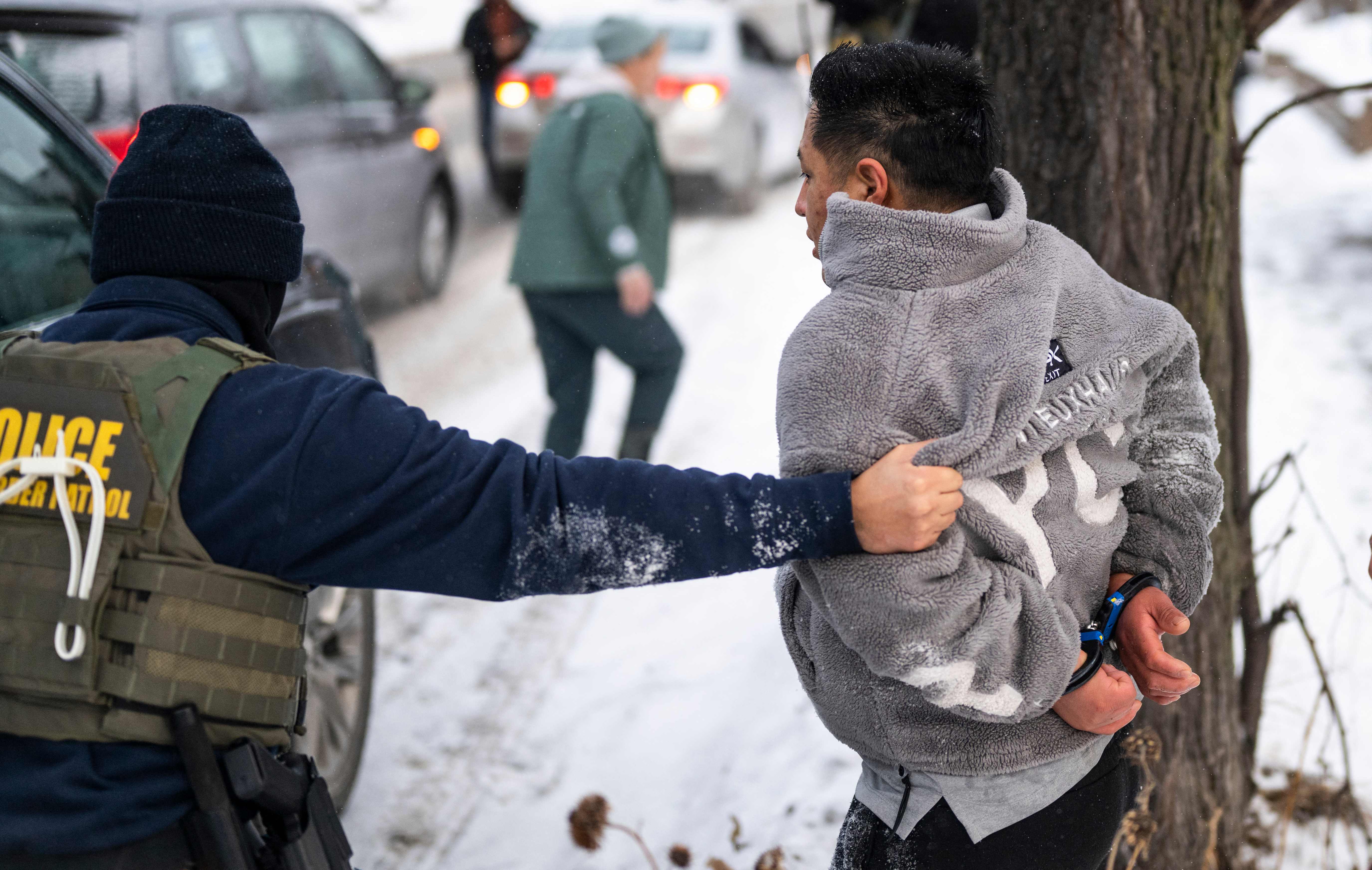 ENFRENTAMIENTO ICE MIGRANTES MINNESOTA ESTADOS UNIDOS'